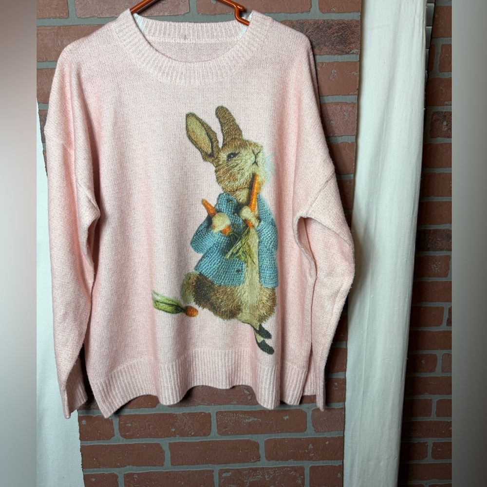 Pink Peter Rabbit Sweater Size 3Xl